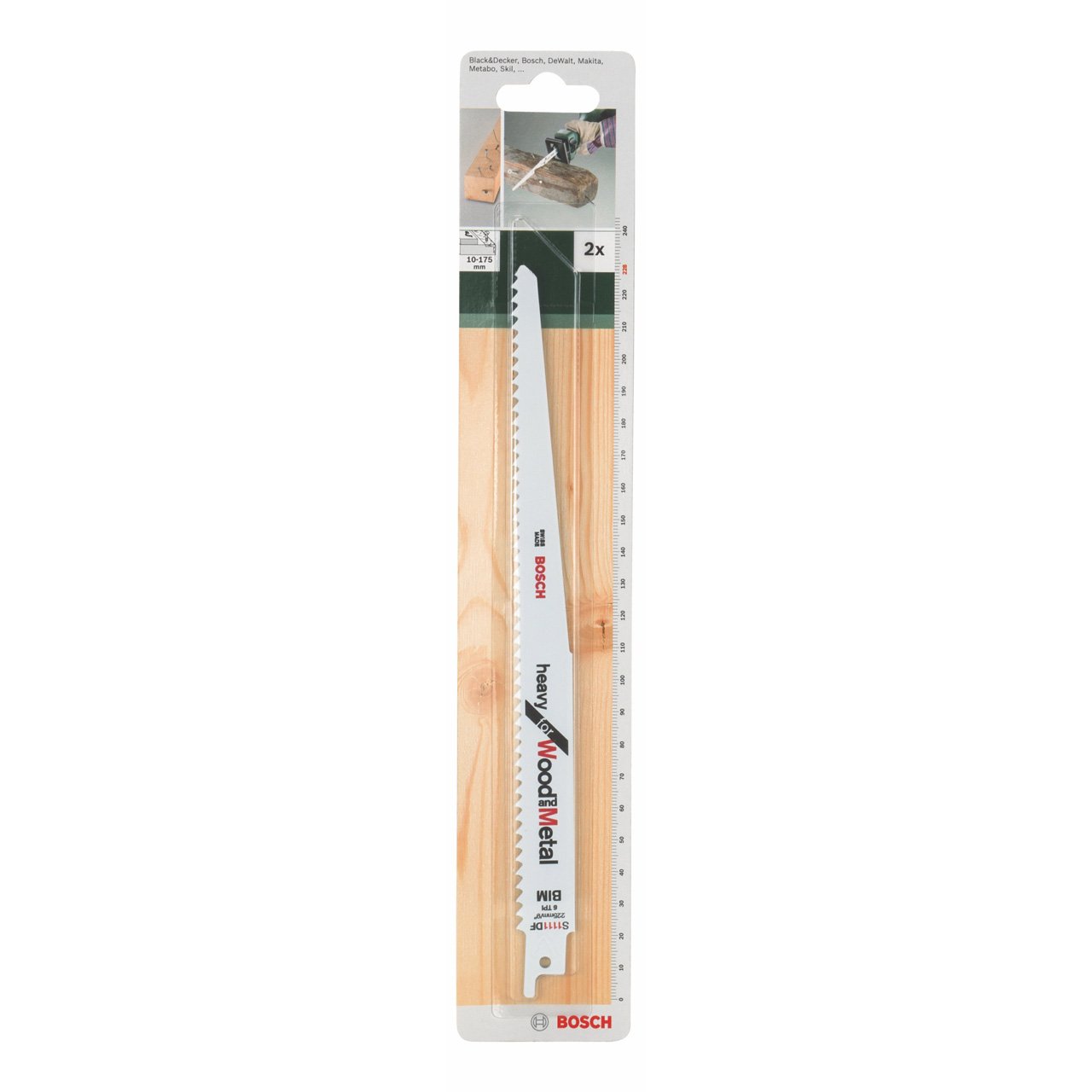 Bosch 2609256712 DIY brzeszczot do piły szablastej S 111 DF BiM