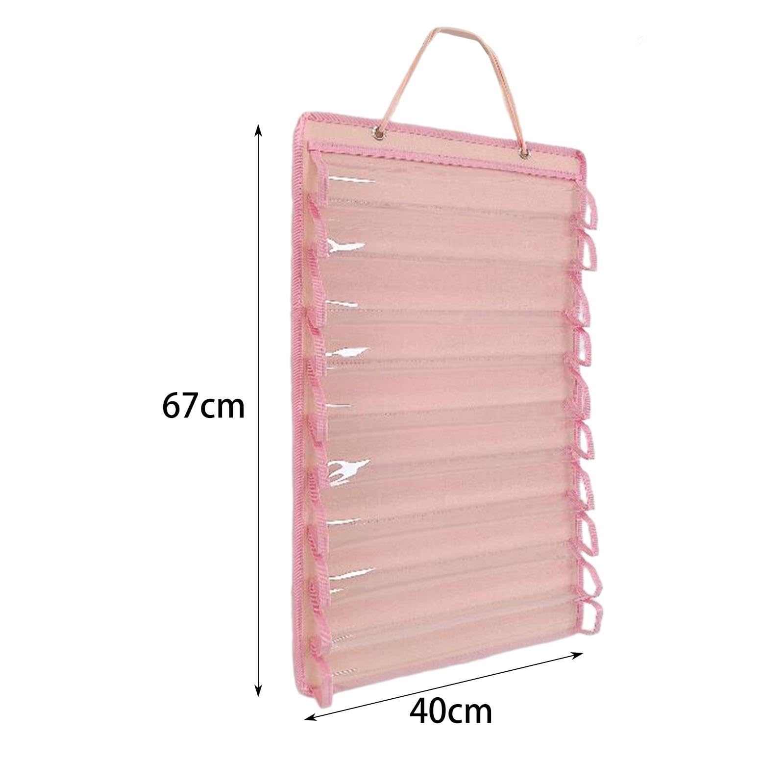 Yiju Karate Belt Holder Bag for Easy Display and Installation, Pink