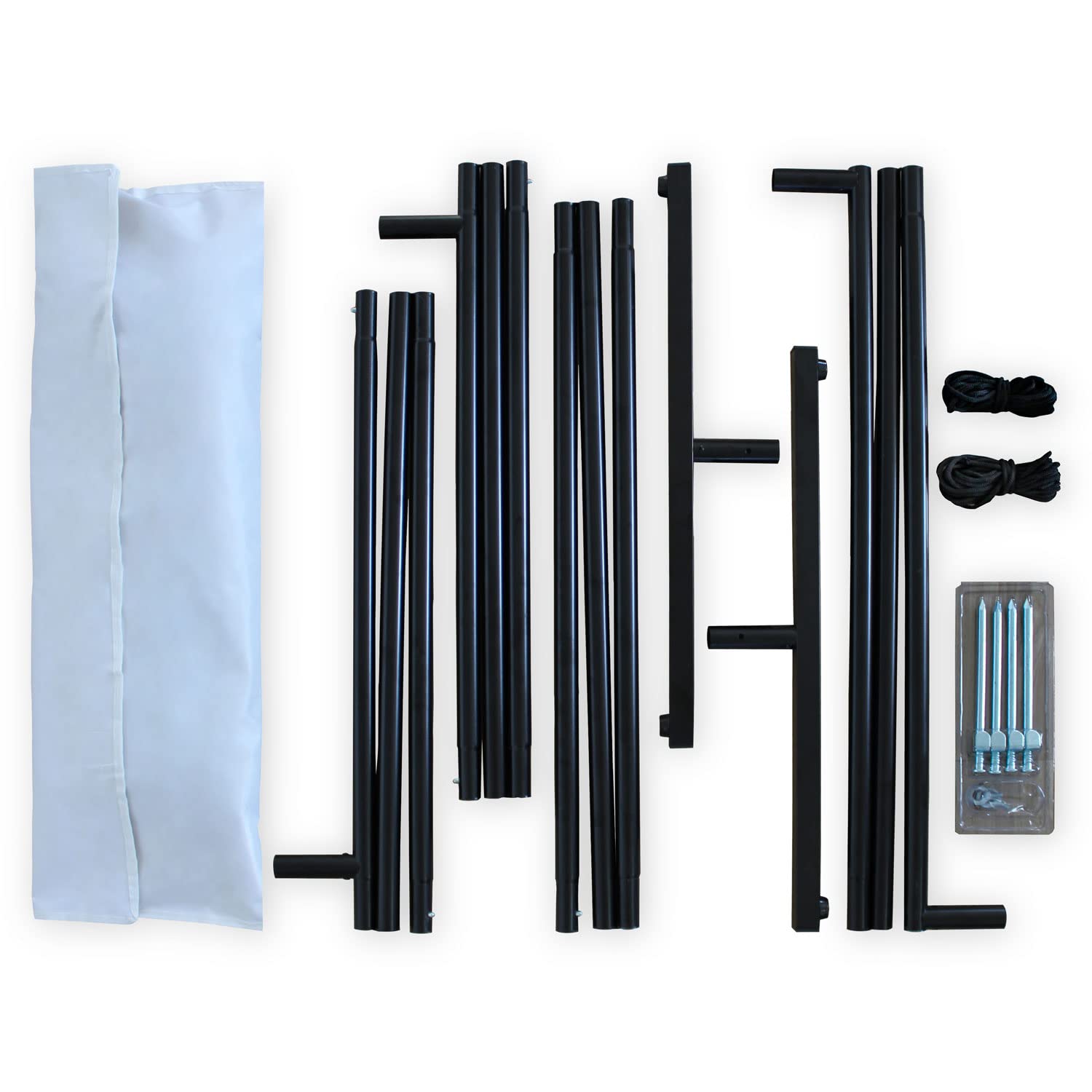 ESMART Economia EXA Schermo a cornice pieghevole 271 cm (266 x 149 cm 16:9) | Superficie visiva 266 × 149 cm, formato 16:9, telo bianco per home cinema e presentazioni, telaio pieghevole mobile