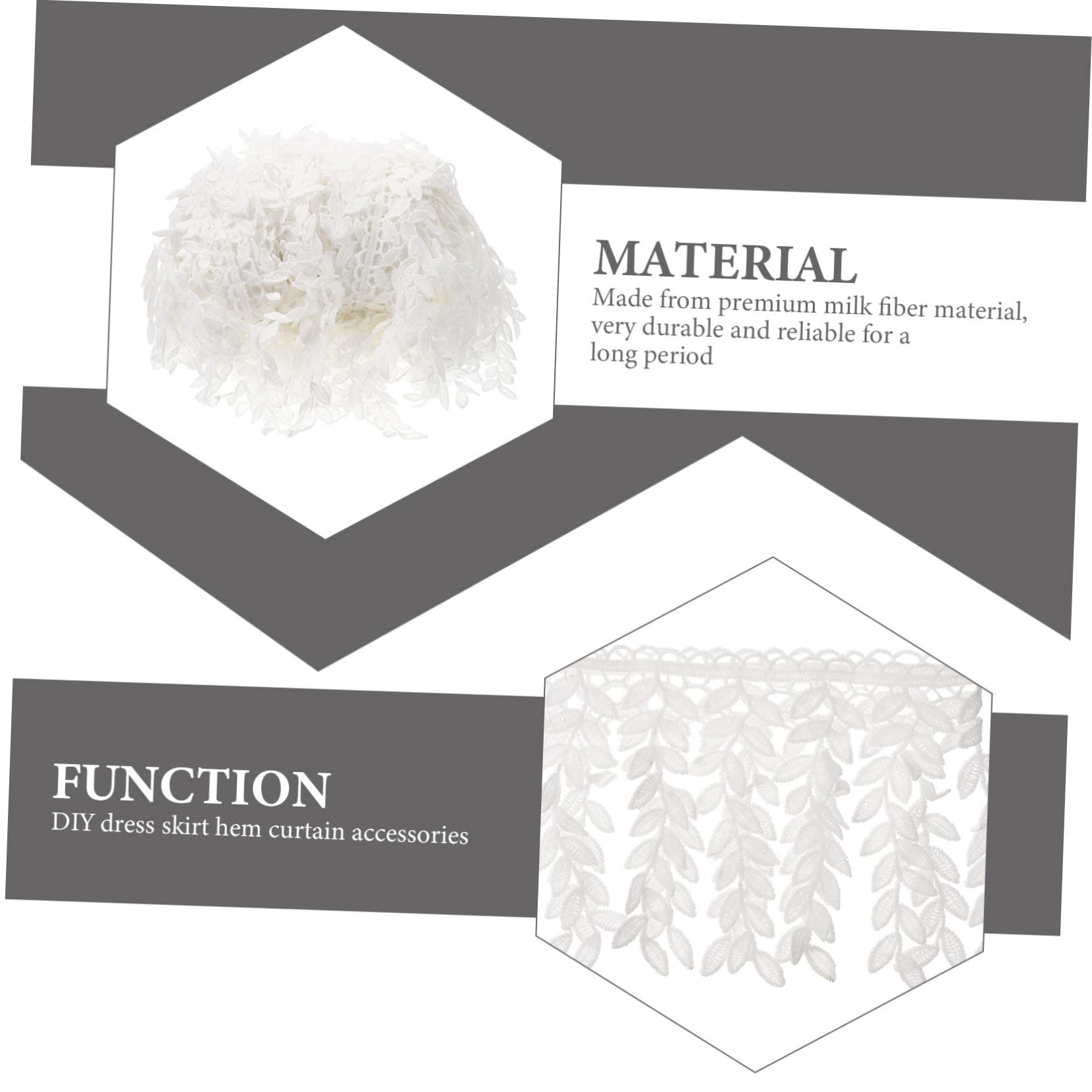 MAGICLULU Encaje Para Coser Material De Costura Diy Decoración De Hogar Accesorios Elegantes