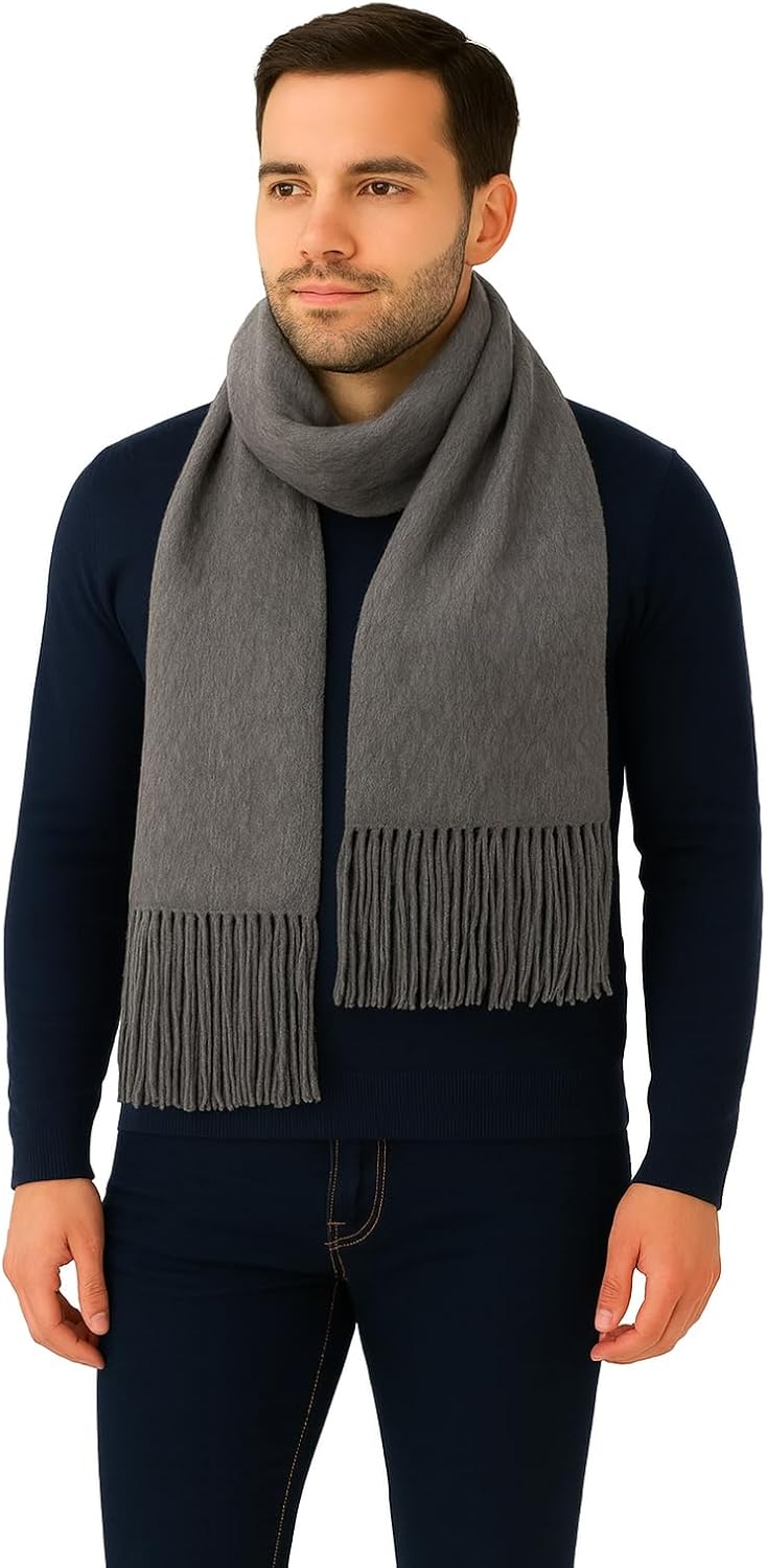 TINKUY PERU Alpaca Wool Blend Scarf – Handmade in Peru – Soft, Warm & Lightweight – Unisex Winter Shawl – Luxury Gift - Image 2