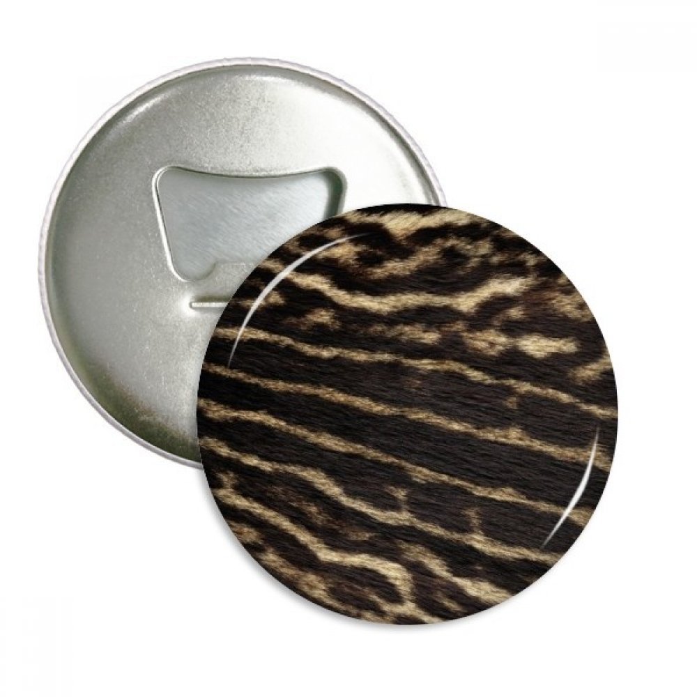 Décapsuleur aimanté cerfs plumes rond lot de 3 badges pour frigo argent