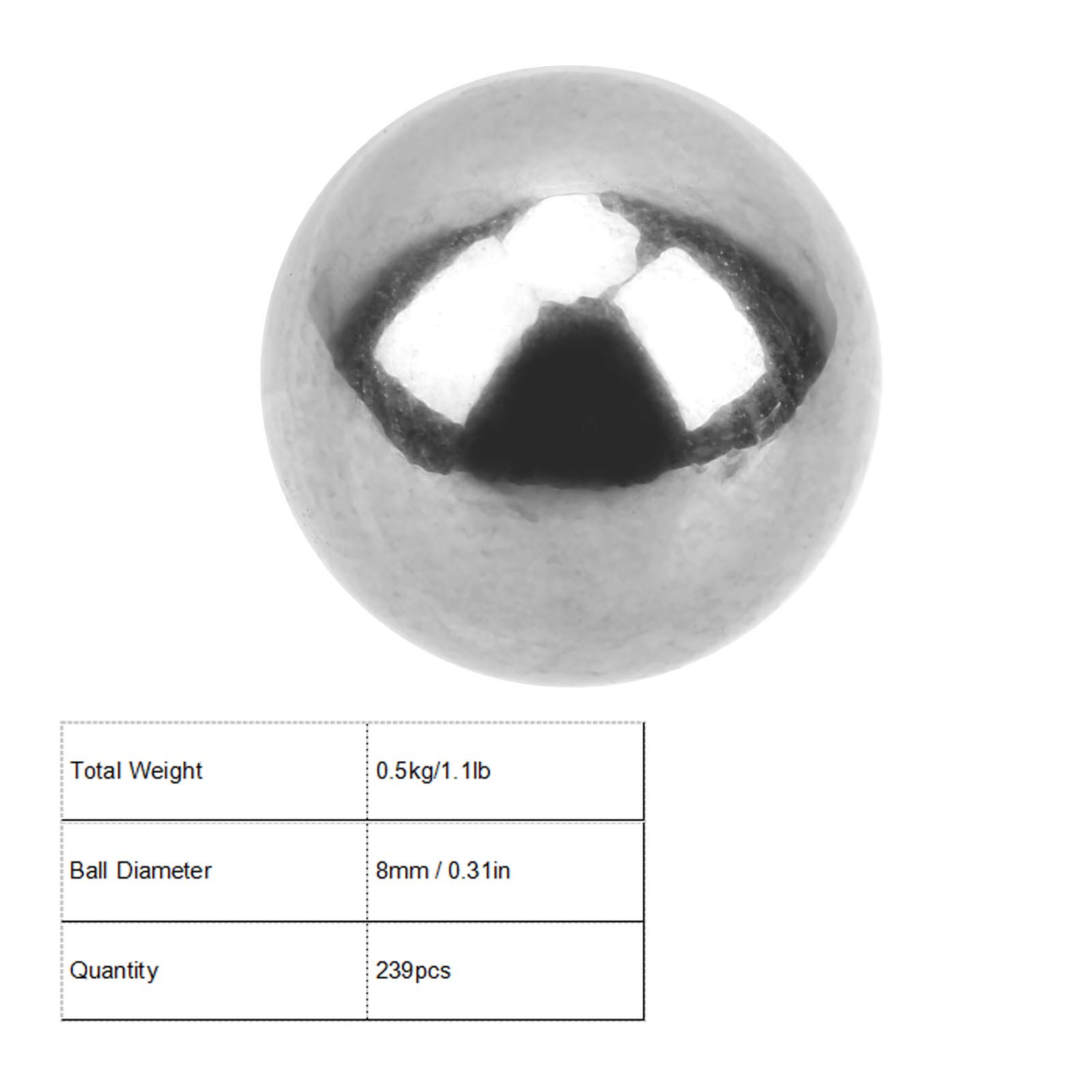 50pz 9mm 201 Inossidabile Acciaio Cuscinetto Sfere G200 Precisione