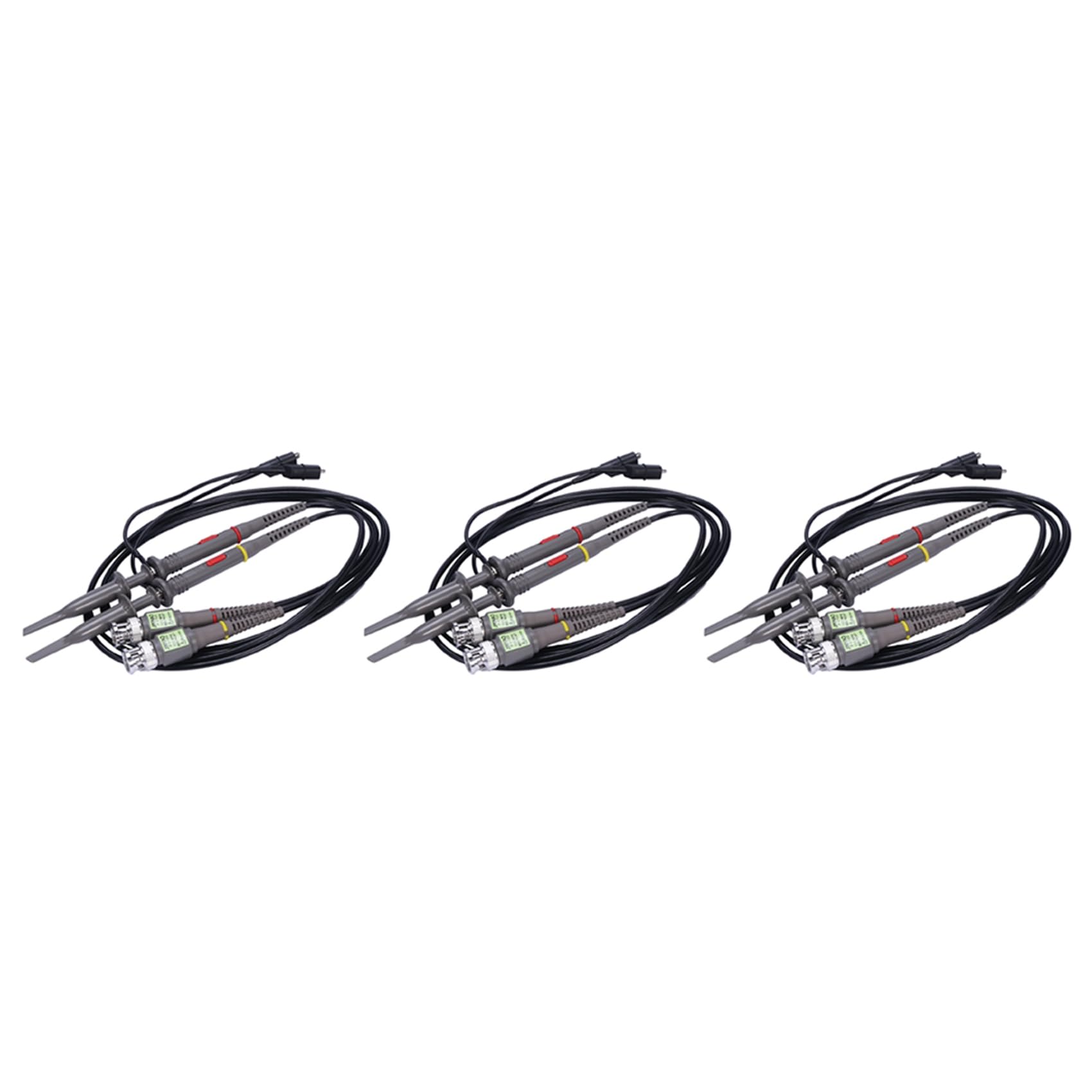 6 Pack P6100 100 MHz Oscilloscope Probe 10:1 and 1:1 Switchable for