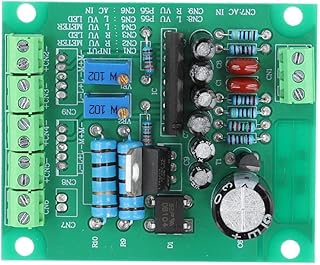 Aktudy VU Level Audio Meter Stereo Amplifier Board AC 12V Stereo Amplifier Board Level Indicator Input Backlit Electronic Components
