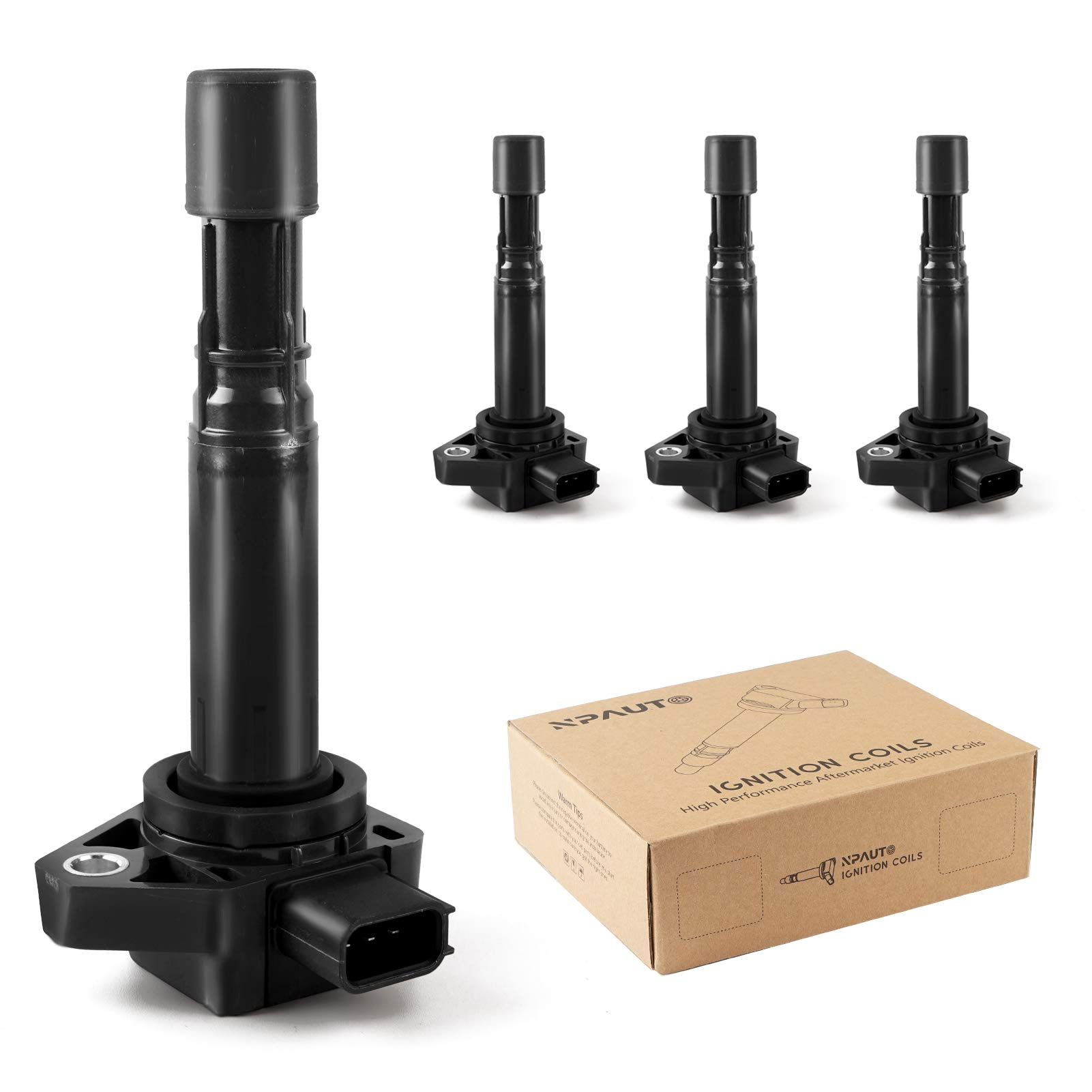 NPAUTO Ignition Coils Compatible with 1.7L L4 Honda Civic 2001 2002 2003 2004 2005, Acura EL, Pack of 4