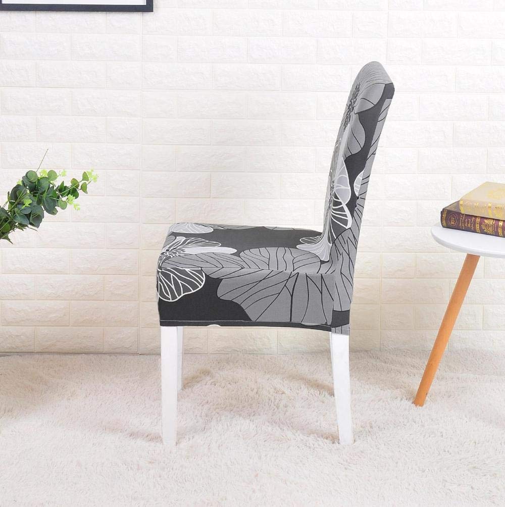 Comedor Cubiertas para Sillas Fundas De Asiento De Spandex para Sillas Elásticas Asiento para Banquete Restaurante Fiesta Silla De Comedor Cubierta Fácil De Limpiar 10 Piezas