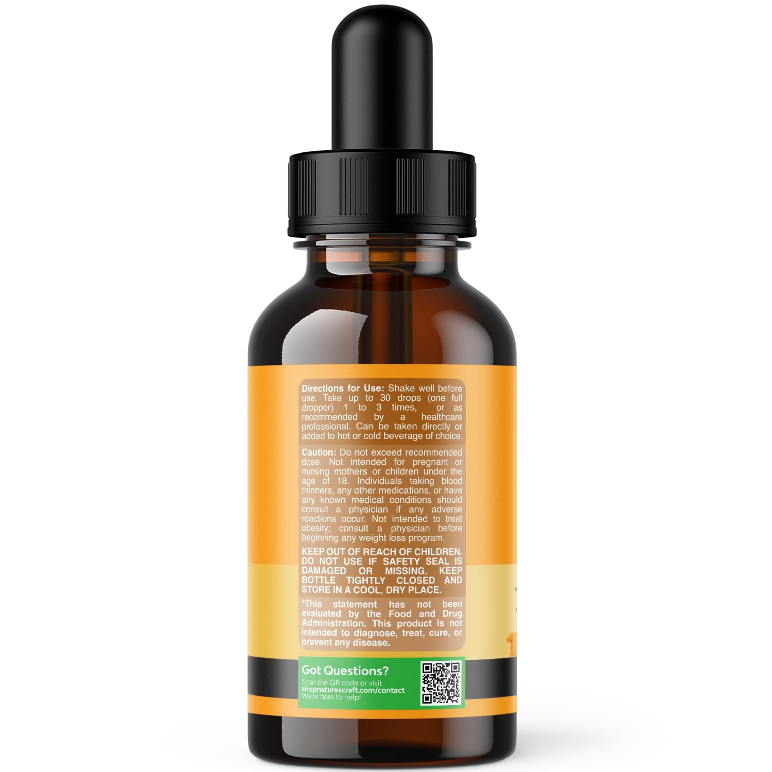 Organic Turmeric Drops for Adults - Movement Support - Sugar Free - 2 FlOz — Amazon image 9