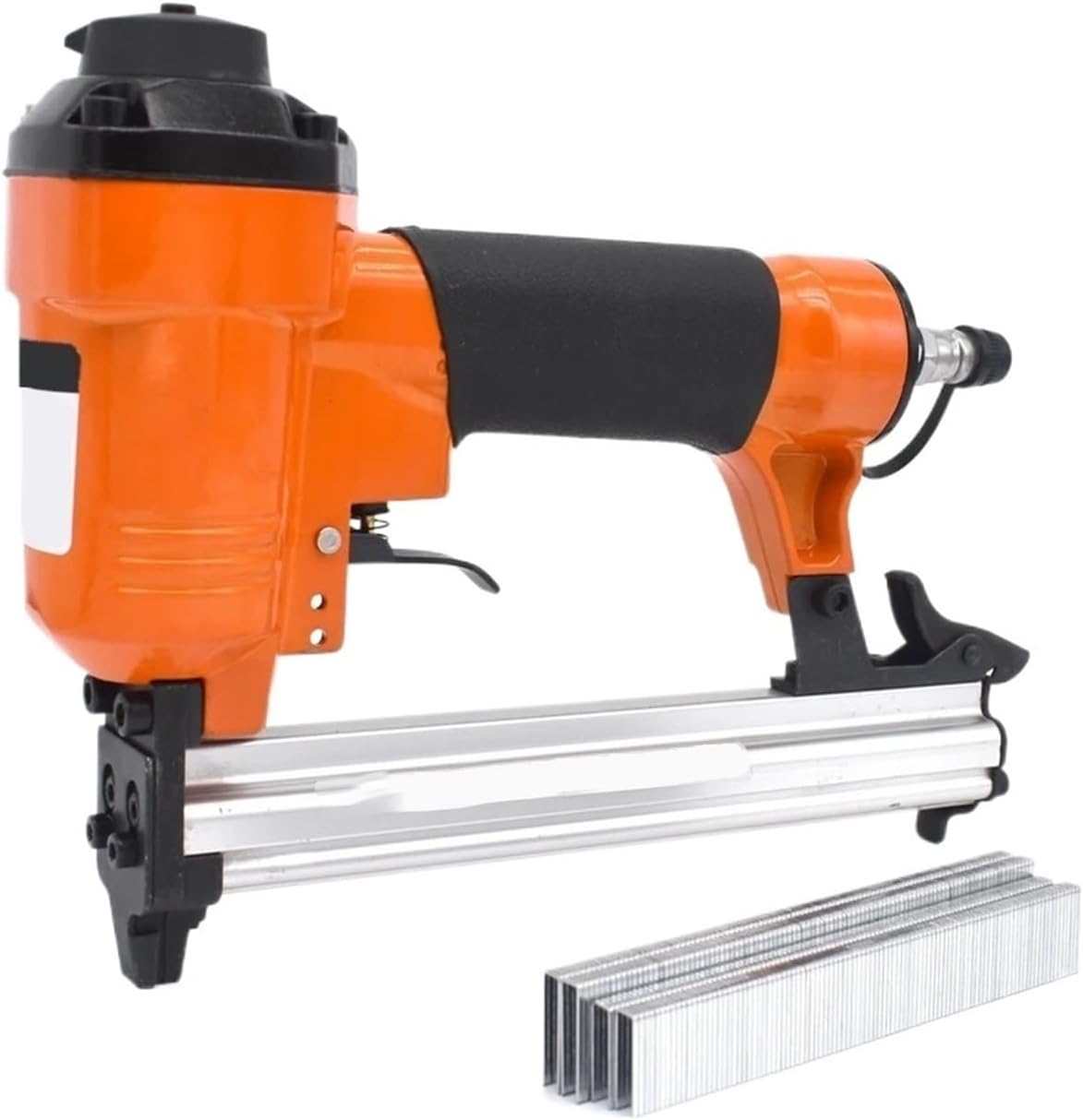 Pneumatic Stapler ，Powered Upholstery Stapler 20GA Pneumatic U-Type Stapler 422J Pneumatic Nail Gun Applied to Woodworking Framing Fixed