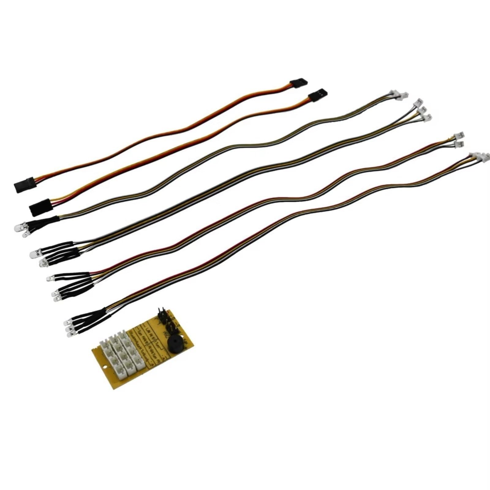 Sistema de iluminación RC con focos estables para MN128 y WPL C34 4