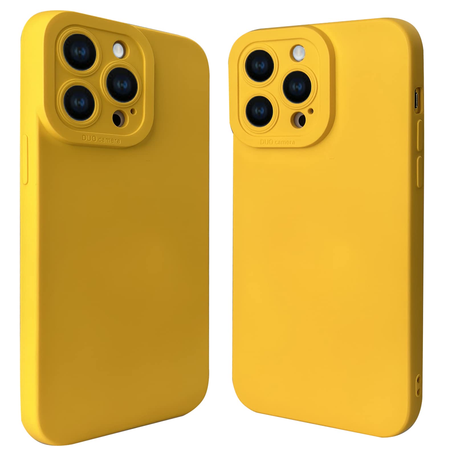 Amazon.com: LOOKSEVEN for iPhone 15 Pro Case, Yellow Silicone TPU