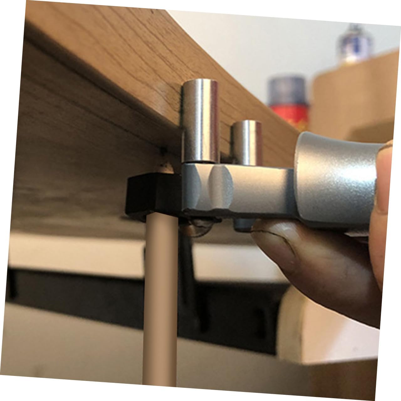 Woodworking Scribe Tool Copper Mortise Gauge Dual-purpose Linear and Arc Marking Device for DIY Woodworking and Carpentry Measuring