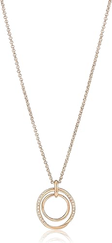 Collier Femme Or Rose Acier Inoxydable Avec Pendentif Lettre Personnalisable - Longueur 46cm - Cadeau élégant