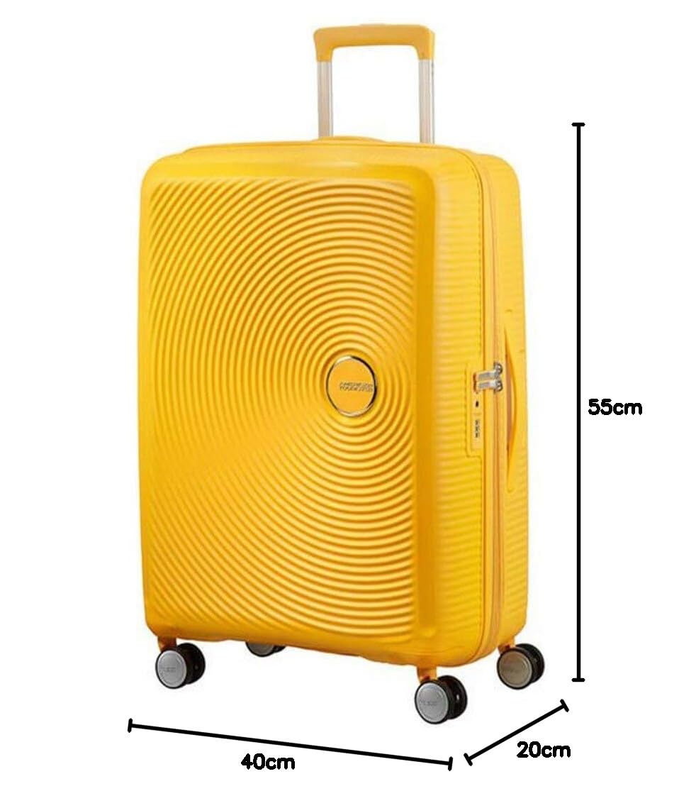 American Tourister Soundbox - Spinner S Expandible Maleta de Cabina, 55 cm, 35.5/41 L, Amarillo (Golden Yellow) — view 8