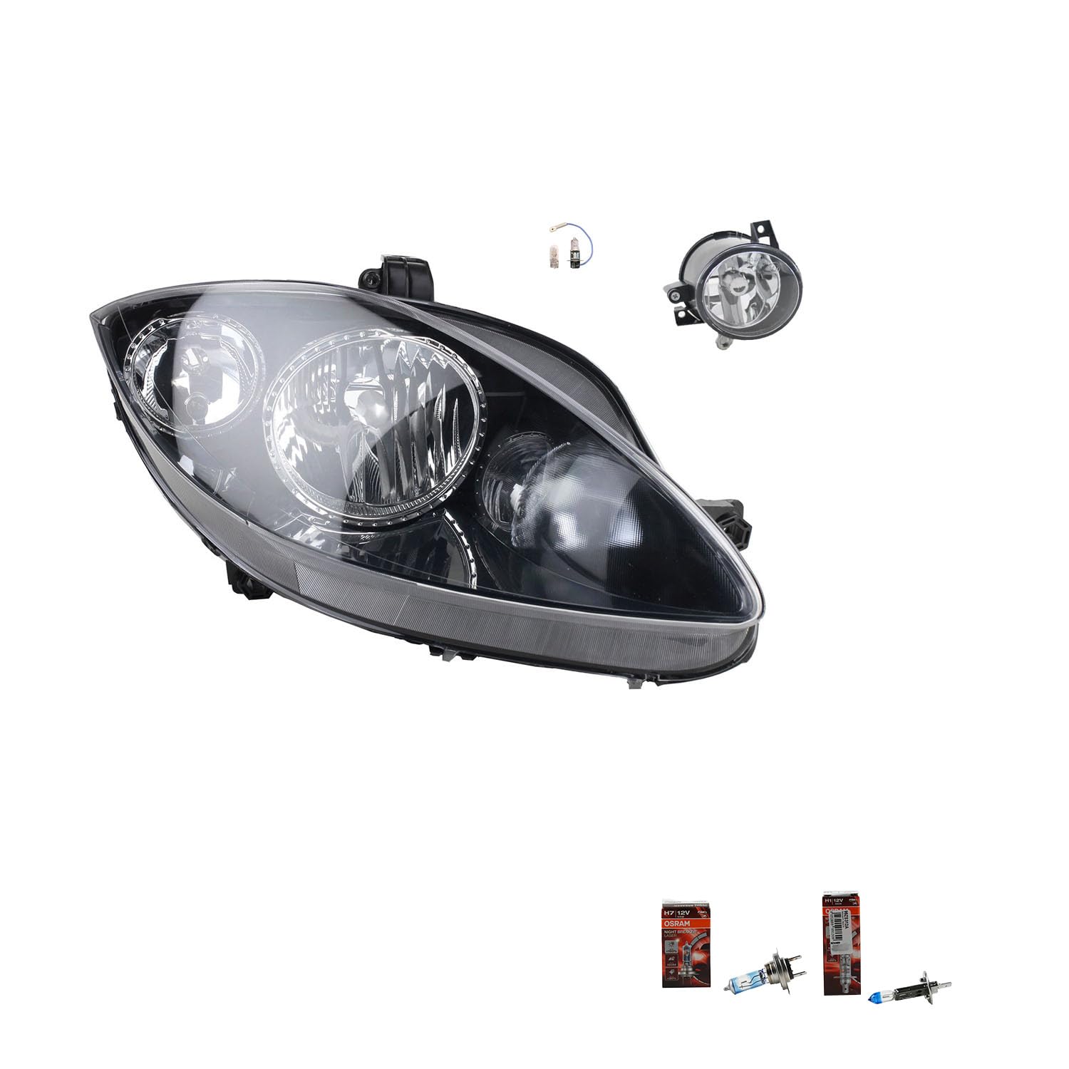 Johns, Faros delanteros + Nightbreaker láser apto para Seat Too Altea 5P 04-09 R