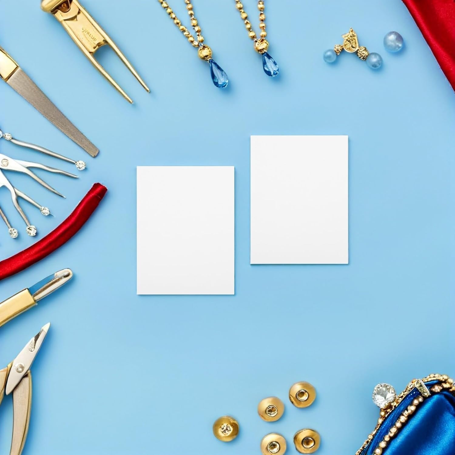 15pcs Diamond Grading Board White Paper Slot Tray White | 4.92 X 3.54 in Foldable Plate, Secure Card-slot Design, Precise Hue Identification with Controlled Light Reflection