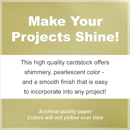Miniatura 4 de Papel de cartulina brillante, 48 hojas, papel de álbum de recortes nacarado de 12 x 12 pulgadas en varios colores brillantes, paquete variado de