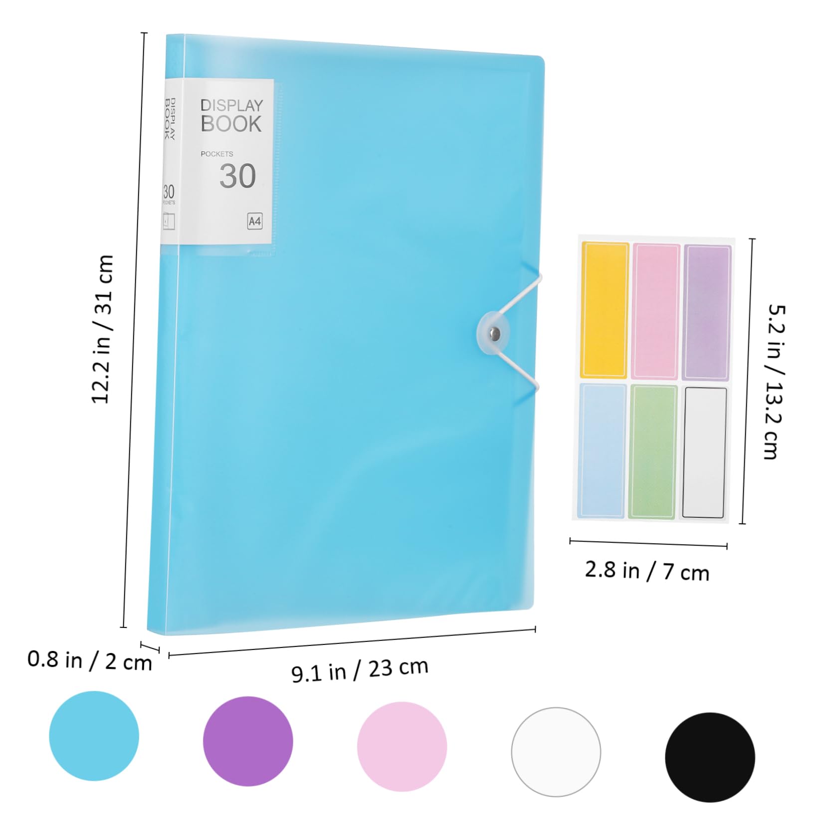 Carpeta de Presentación A4 con 30 Páginas y 10 Pegatinas