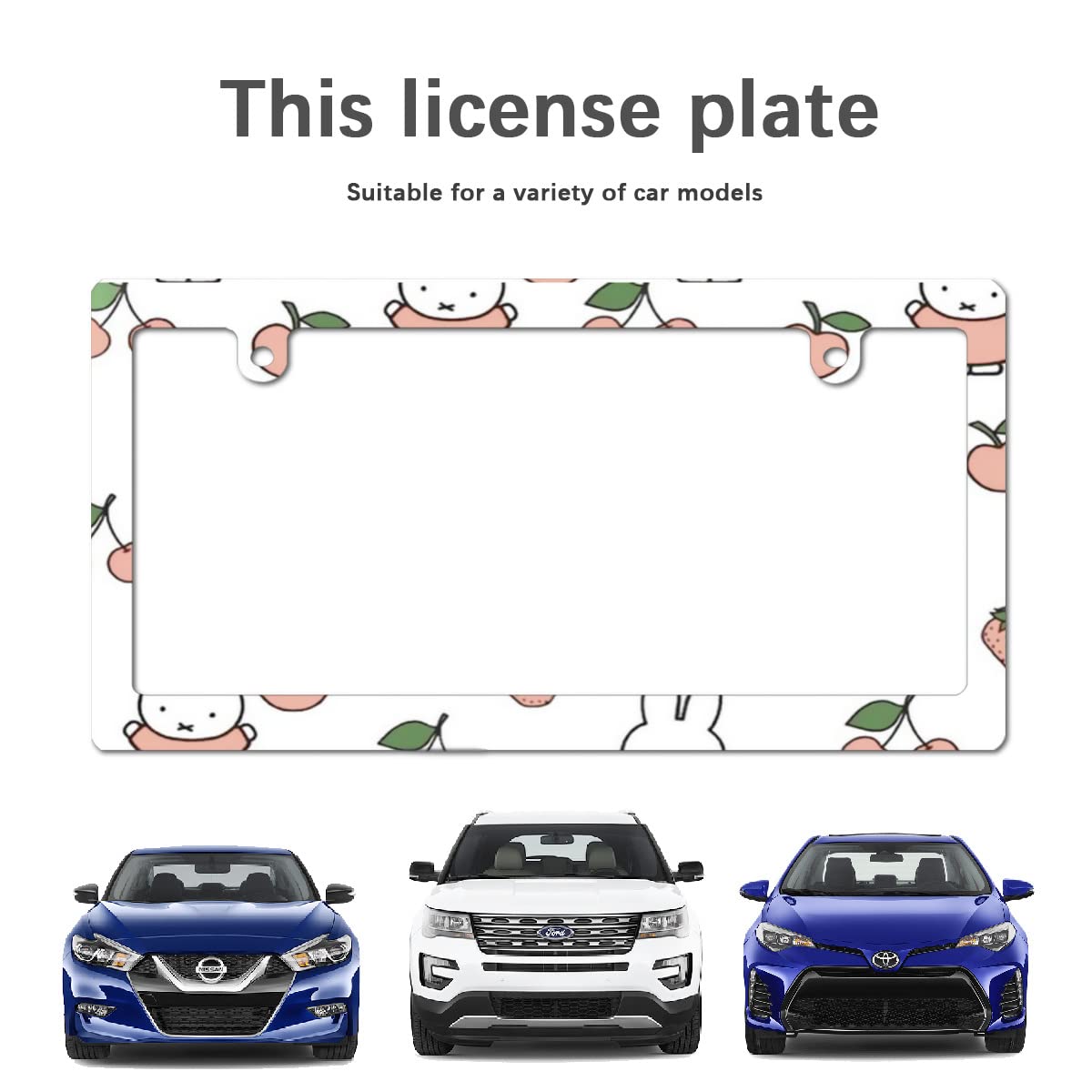 HCAgirls◆ミッフィー &スヌーピーナンバーフレームセット Amazon.co.jp: ミッフィー ナンバーフレーム 車用 ナンバー