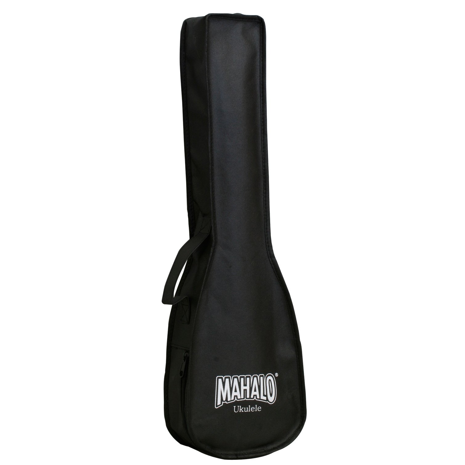 MAHALO - Ukulele soprano Monstera con custodia e supporto a parete.