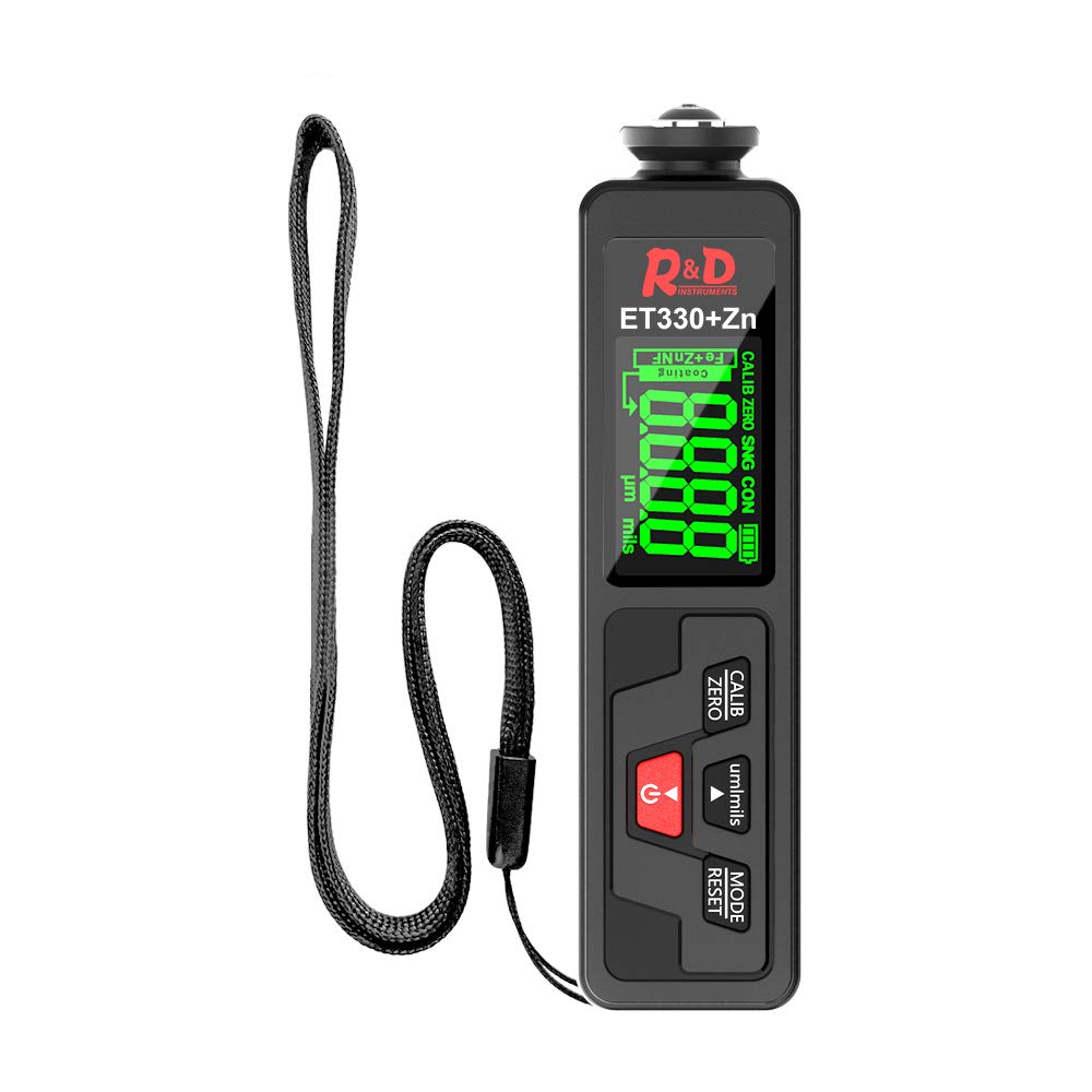 Car Painting Depth Gauge Coating Thickness Gauge Meter 01500um,Gray