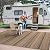 GENIMO Outdoor Rug 5x8 ft Waterproof, Reversible Plastic Straw Patio Rug for RV Camping Mat, Deck, Backyard Balcony Mat - Lightweight & Easy to Clean, BlackBrown