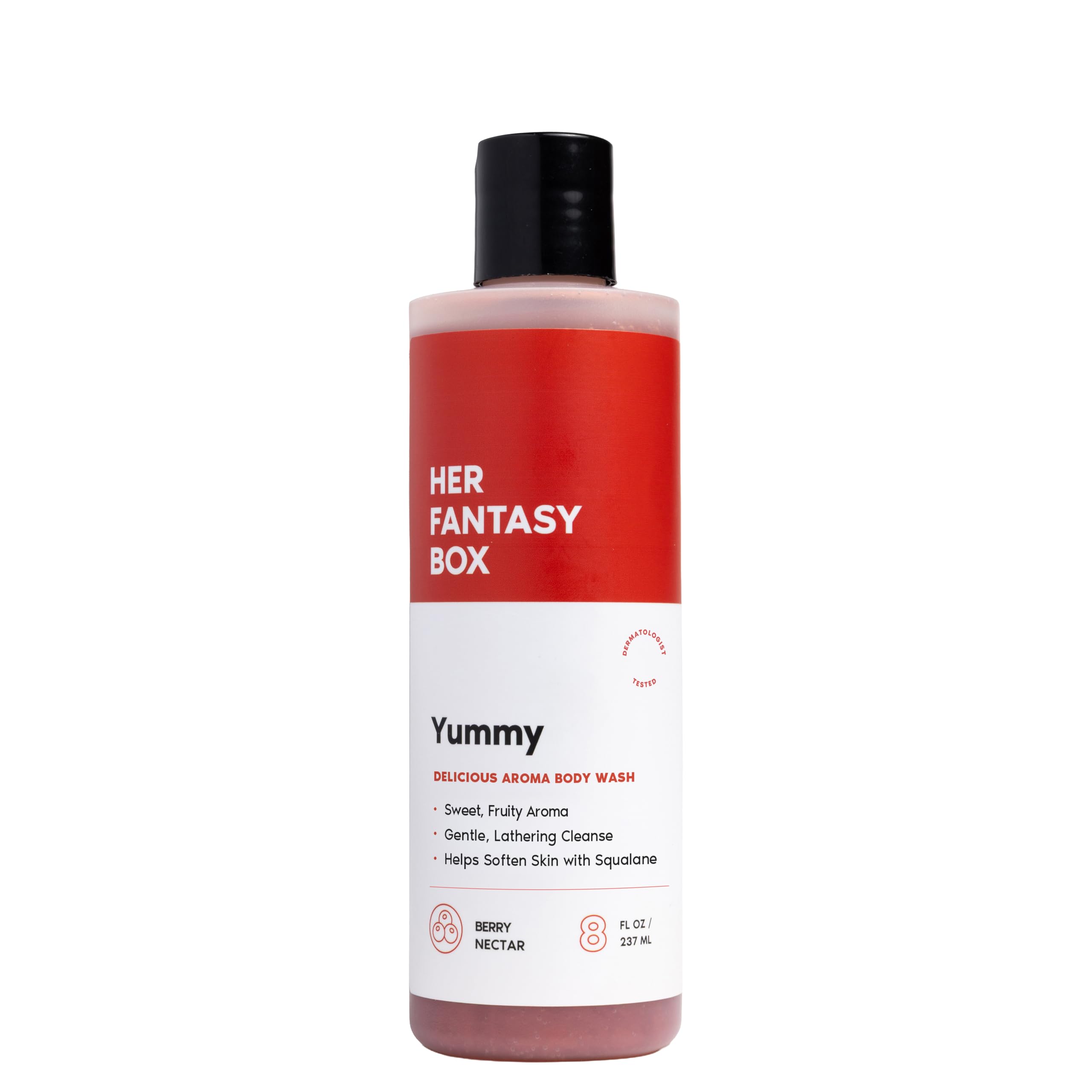 Her Fantasy Box Yummy | Body Wash - Indulgent, Luxurious Body Wash for Deep Cleansing, Moisturizing, and Nourishing Skin - Refreshing Scent for All