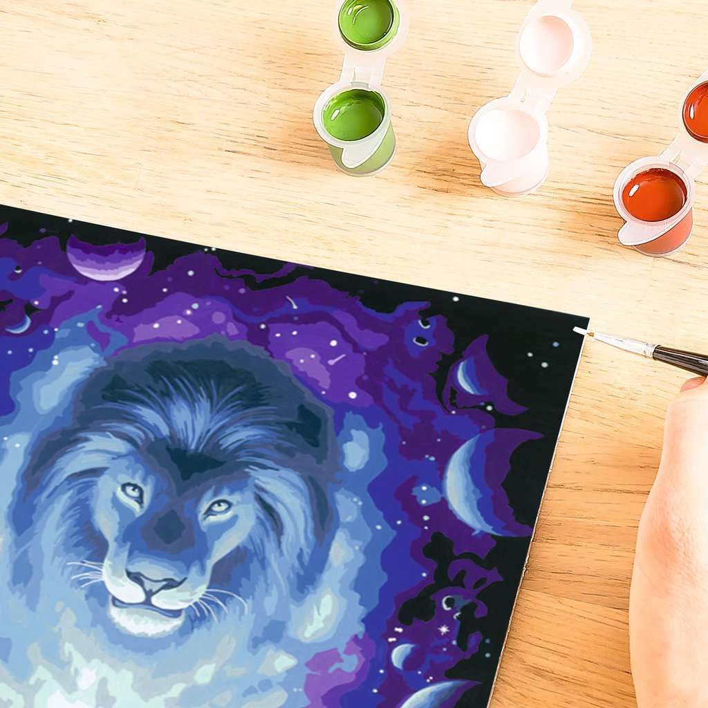 Ravensburger CreArt 23516 - La via del re - Pittura con numeri per adulti, set di pittura fai da te con pennello e colori acrilici, regalo per donne e uomini, pittura per adulti