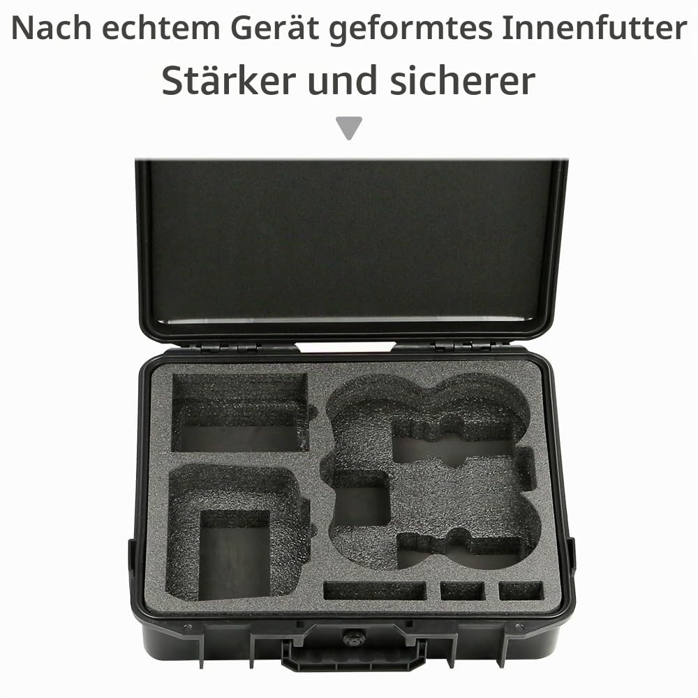 Avata 360 Hülle, wasserdichte harte Tragetasche für DJI Avata 360 mit RC 2 Fernbedienung, tragbare Aufbewahrungstasche, Reisetragetasche für DJI Avata 360 Fly More Combo Zubehör