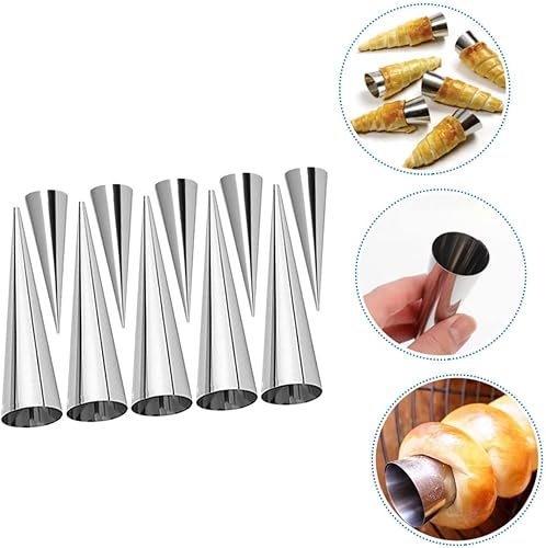 Vista 9 de Luxshiny 50 Uds. Herramienta de croissant Molde para máquina de pan pastel, herramientas para el hogar, moldes de pastelería, tubos de rollo