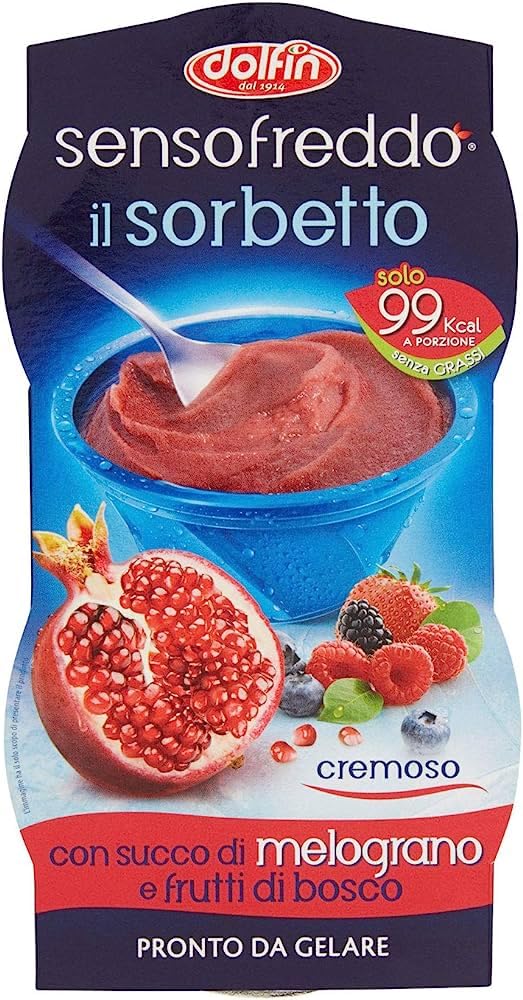 Granita Siciliana al gusto di Melograno Pronta da gelare -Dolfin- 200ml (6)