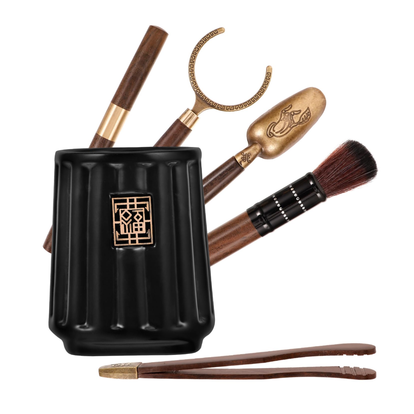 PartyKindom 4sätze Teezeremonie Elegantes Chinesisches Tee-Set Mit Sechs Zubehörteilen Für Gongfu-teezeremonie Hergestellt Für Teeliebhaber Und Traditionelle Zeremonien
