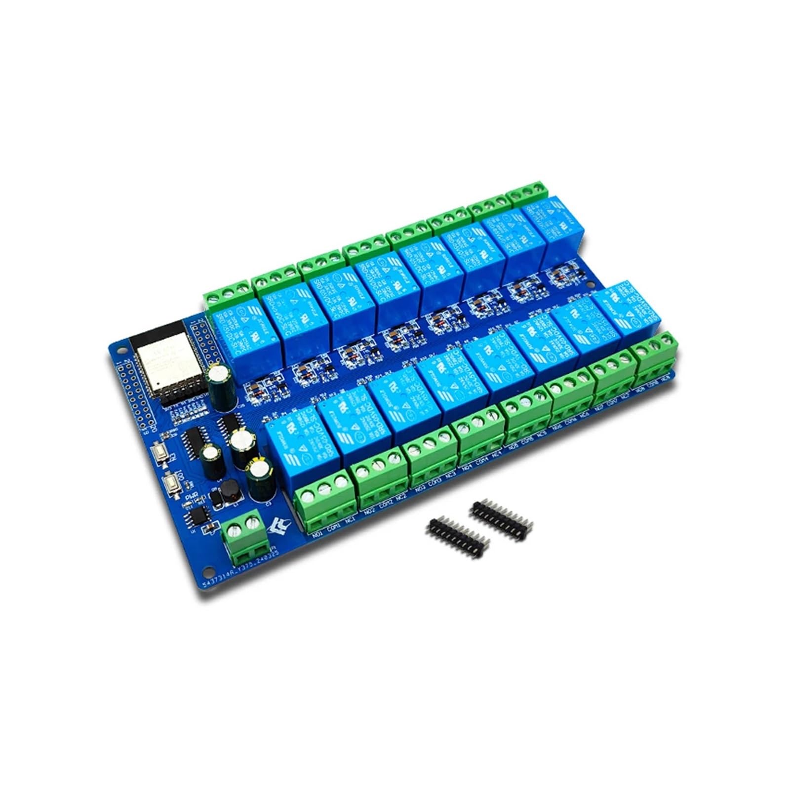 Modulo relè PLC Scheda di sviluppo modulo relè a 16 vie ESP32 DC 5V-12V for scheda ESP32-WROOM