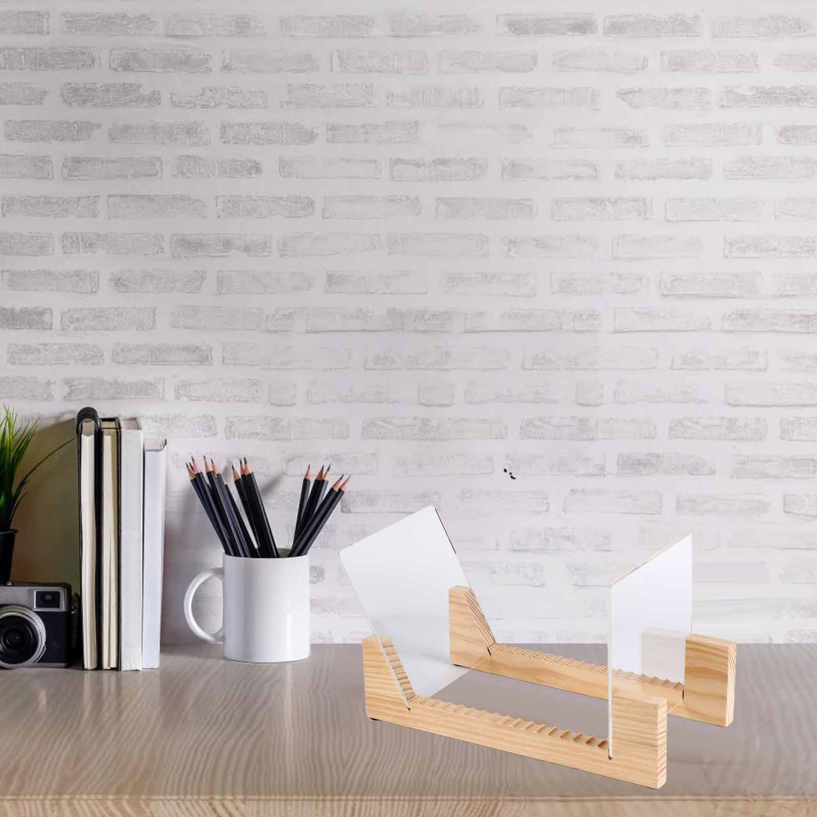 Support de rangement empilable en bois pour disques vinyles de 17 à 30,5 cm (couleur bois), Miokyclvi5gsh3ano-59