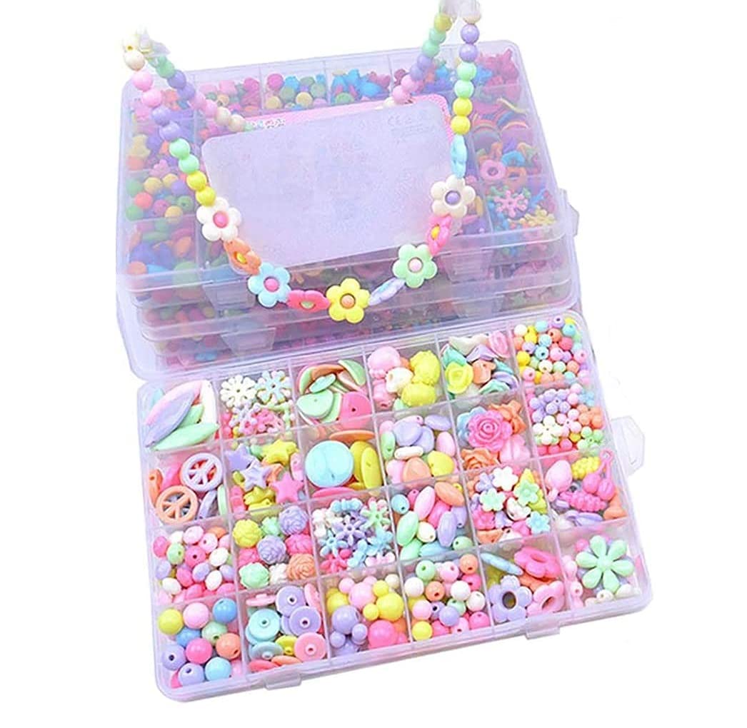 Amazon.co.jp: himsyuden 24種類 DIYビーズ 約450個 かわいい ビーズ 