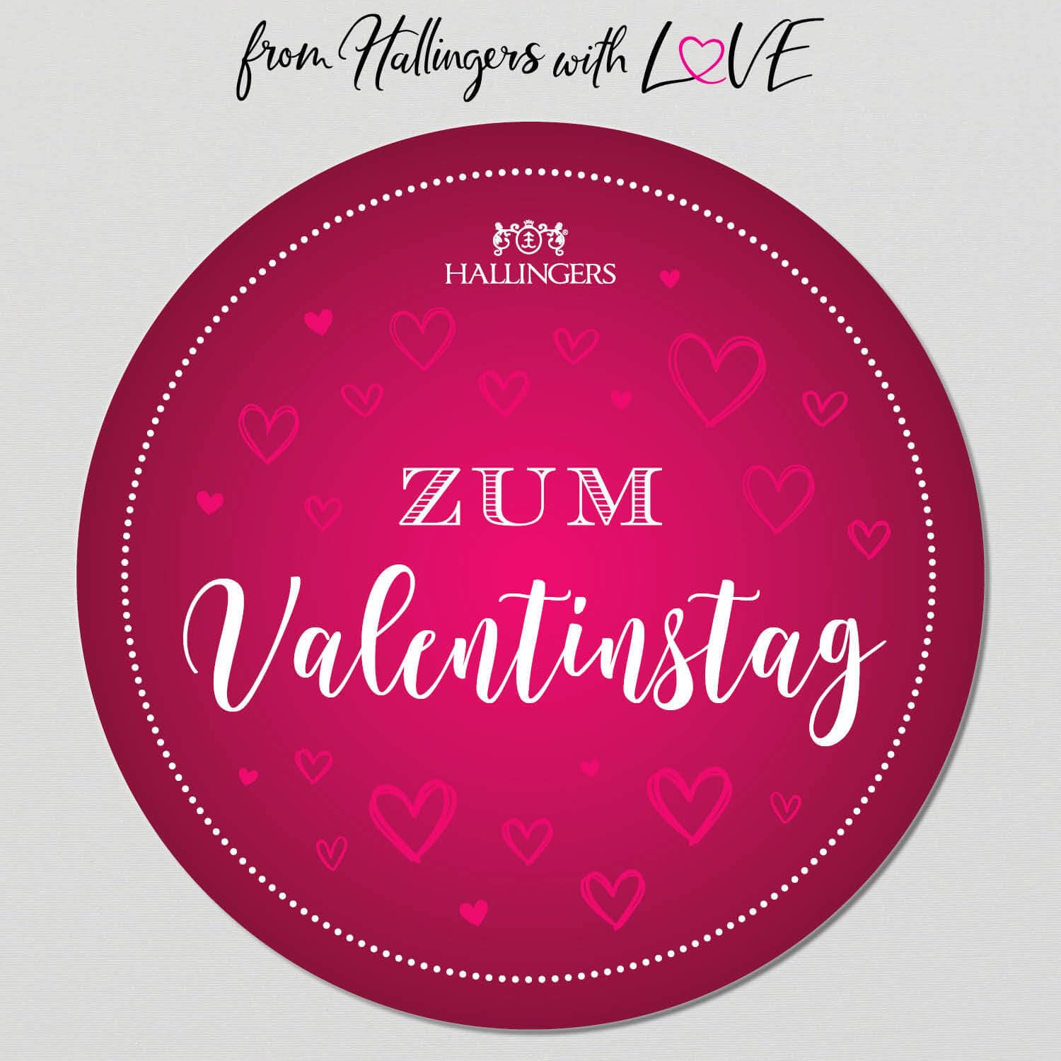 Hallingers Genuss Manufaktur Feinkost Valentinstagsgeschenk-Set - XXL-Wundertüte "Zum Valentinsta..." großer Liebesgruß Pralinen, Gewürz, Olivenöl, Himbeeressig & Schokolade, Valentintstag für Frauen