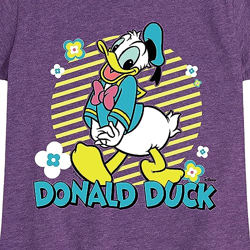 Disney - Donald Duck - Toddler & Youth Girls Short Sleeve Graphic T-Shirt3