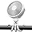 GUSGU Stroller Fan Clip on for Baby, Flexible Tripod & Rechargeable Battery, Small Personal Fan, Mini Portable Fan for Travel, Handheld, Car (White)
