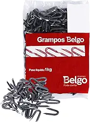 Grampo P/Cerca Arame Farpado E Liso 1x9 Pacote 1kg - Belgo