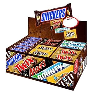 Mars Topsellerbox, 1 verpakking met 72 repen (1 x 3,6 kg)