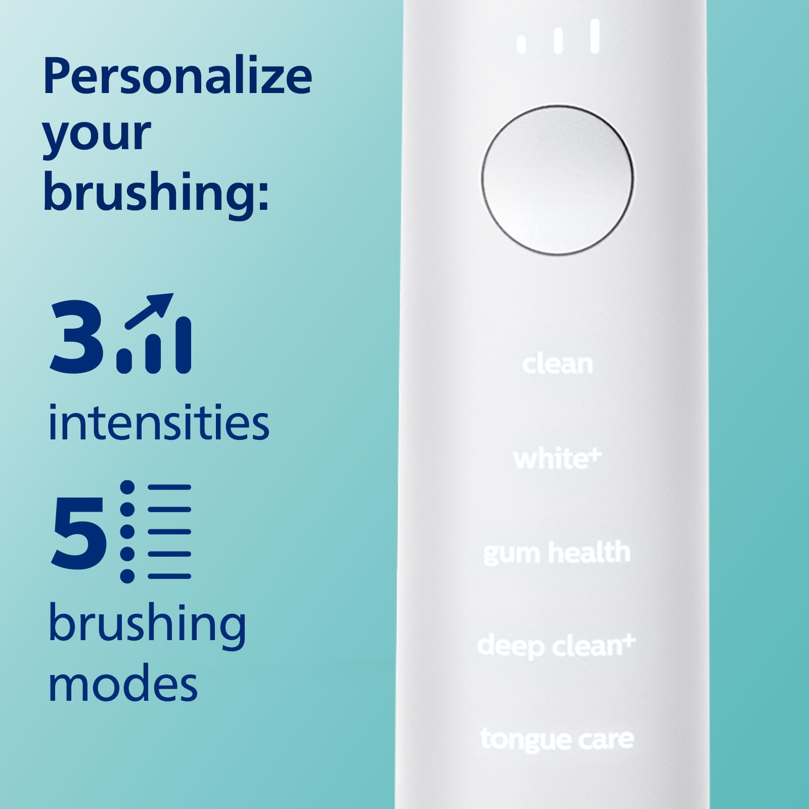 Philips Sonicare DiamondClean HX9957/81 - Spazzolino elettrico Smart 9700, spazzolino sonico con applicazione, sensore di pressione, rilevamento testa spazzola, 5 modalità di spazzolatura e 3