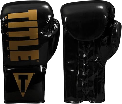 TITLE Boxing Inferno Intensity Guantes de entrenamiento de encaje - MMA, kickboxing, saco de boxeo, sparring - 14, 16, 18 onzas