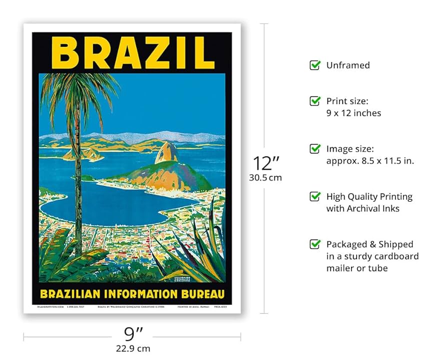 ポスター　　　ブラジル Amazon.co.jp: Trends International コブラカイ ミゲル 壁掛け