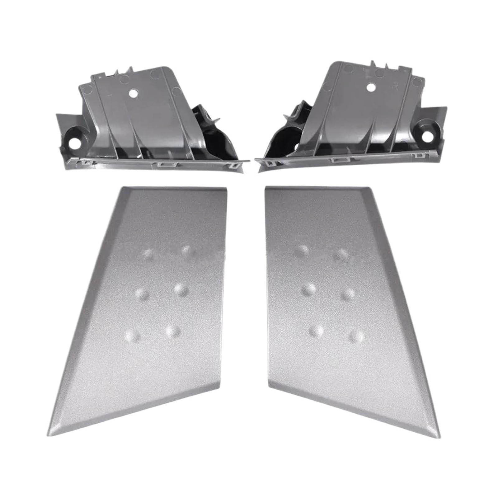 ELEKMPMGTD Inner Door Buckle Handle Cover Base for Peugeot 107 2005-2009 Interior Door Handle(LH RH Cover and Base)