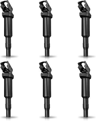 ENA Juego de 6 bobinas de encendido compatibles con BMW 128i 135i 335i 325i 328i 330i E60 M5 525xi 528i N54 X3 X5 X6 Z4 2001-2016 repuesto para