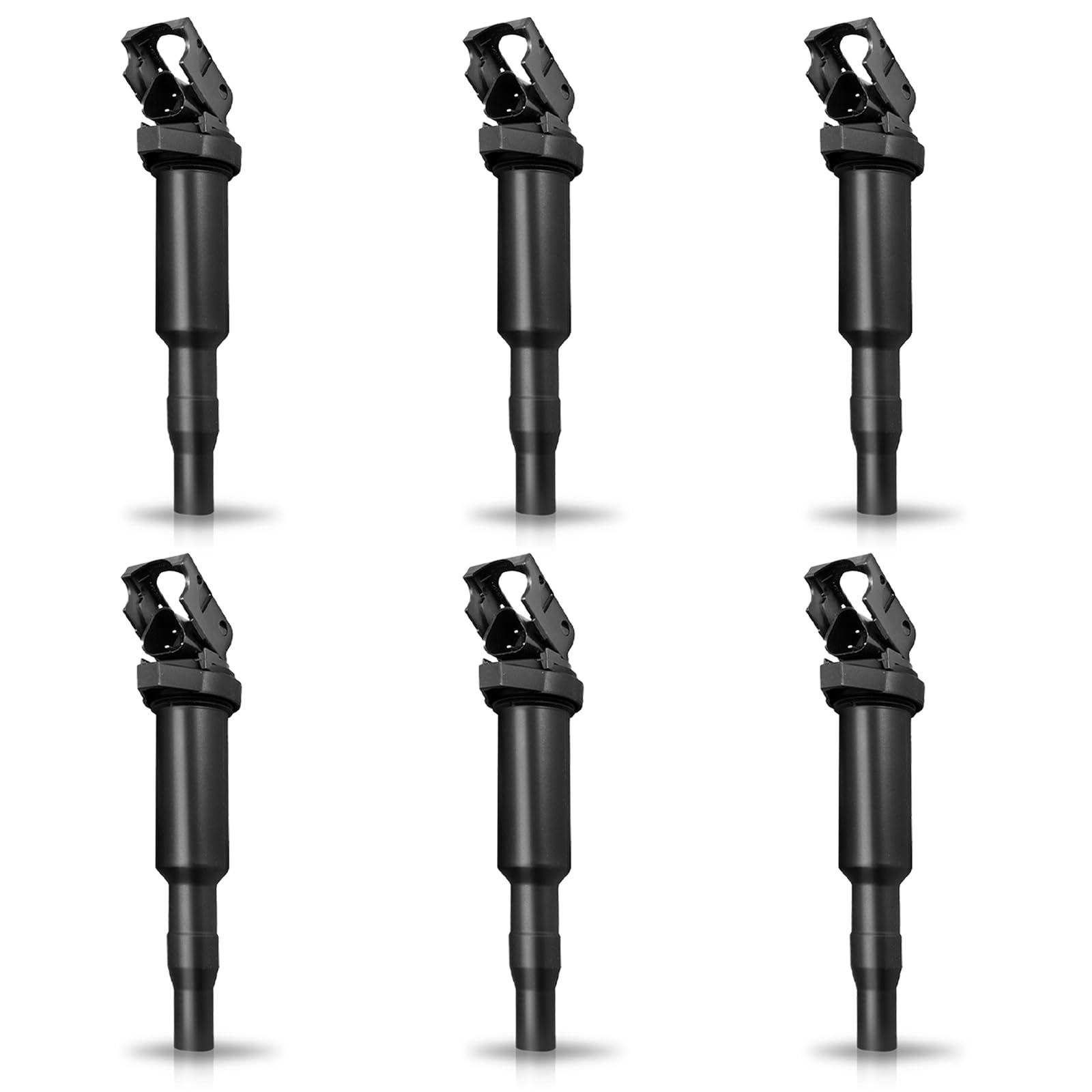ENA Set of 6 Ignition Coil Pack Compatible with BMW 128i 135i 335i 325i 328i 330i E60 M5 525xi 528i N54 X3 X5 X6 Z4 2001-2016 Replacement for