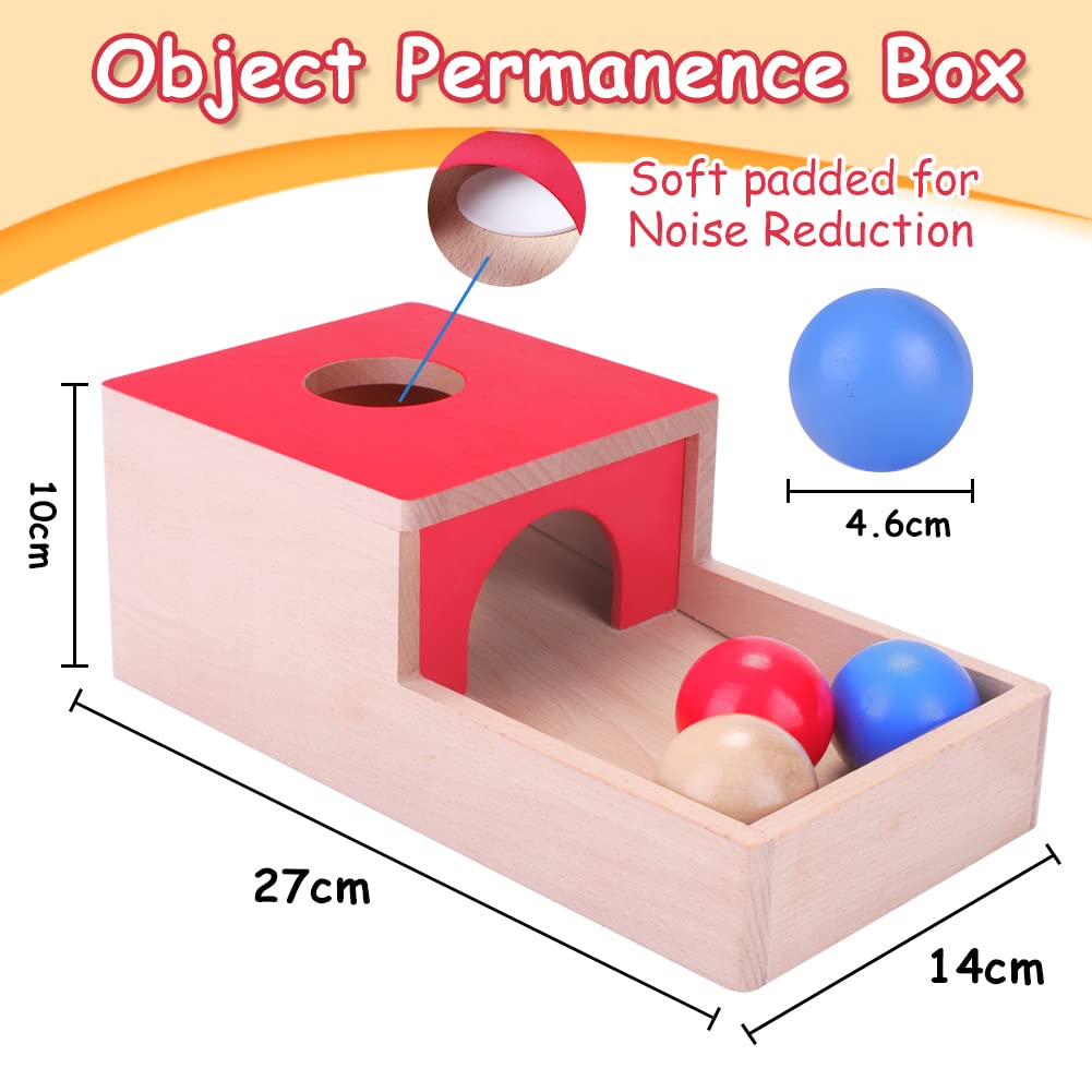 XIAPIA Giochi Legno Bambini, Giochi Montessori Cubo Multiattivita Legno Gioco, Interattivo Giocattoli Educativi per 1 2 3 Anni Bambina Maschio, Regalo Bambino 1 Anno