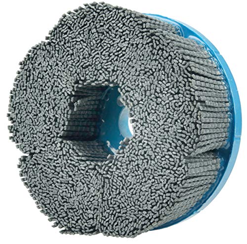 Image of Weiler 85978 5 inch Maximum Density Nylox Disc Brush, 80 Sc Crimped Rectangular Fill, Made in The USA