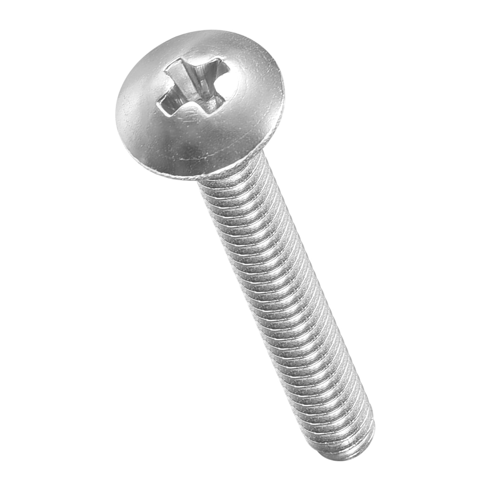 METALLIXITY Machine Screws Phillips Head(#4-40x7/8") 100Pcs, 304 Stainless Steel Round Head Phillips Drive Furniture Bolts
