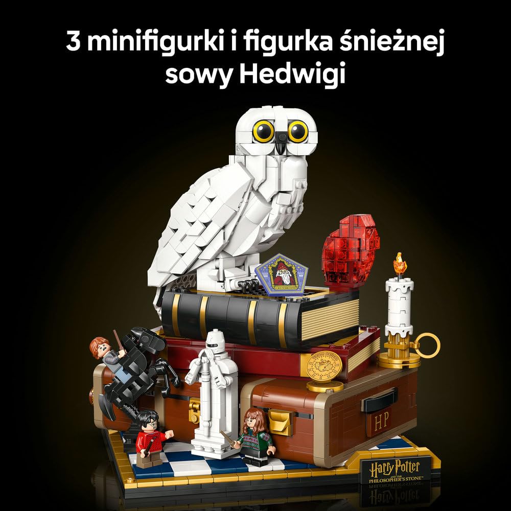 LEGO Harry Potter Kamień filozoficzny — edycja kolekcjonerska 76466 | edycja kolekcjonerska, zestaw dla dorosłych, prezent dla fana Harry’ego Pottera, z minifigurkami, 1571 elementów